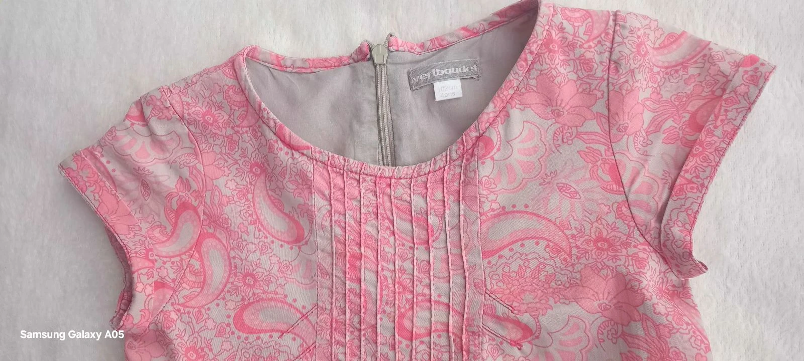 Vestido Vertbaudet 4 anos rosa•Excelente estado – photo 2